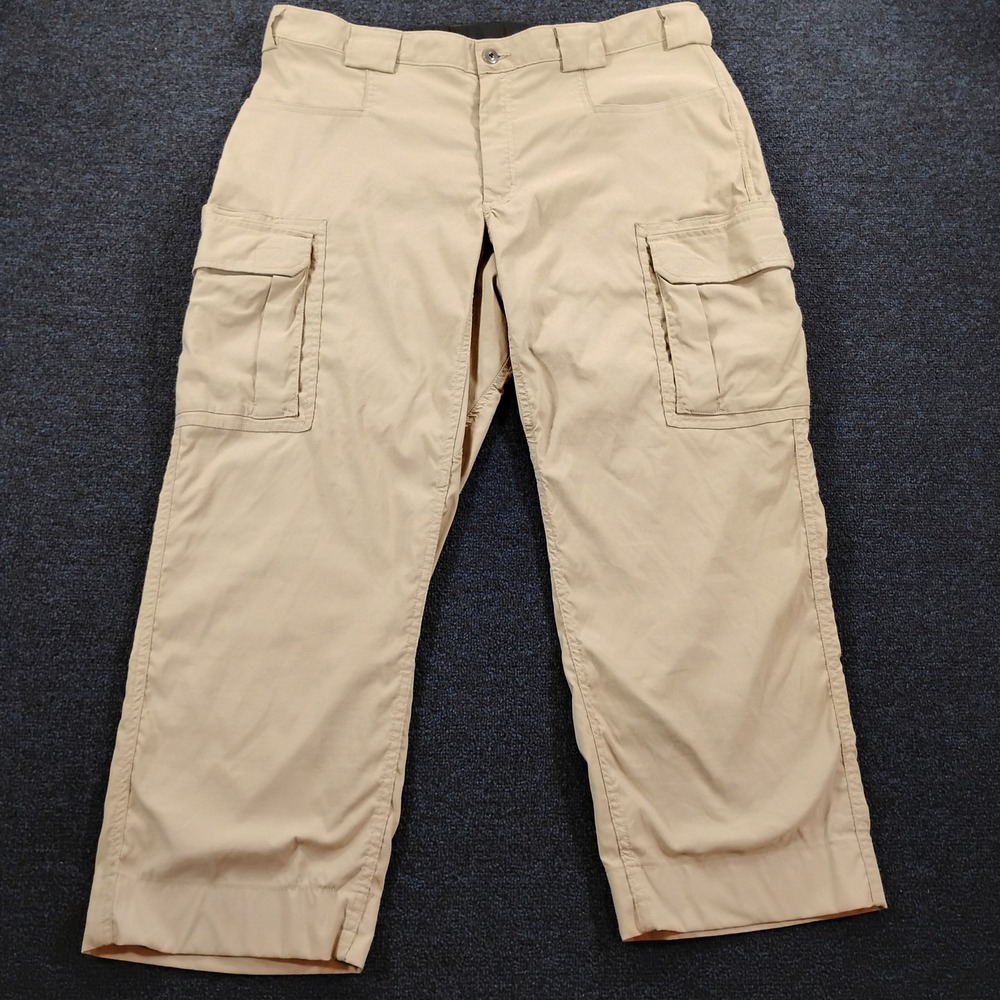 Duluth Trading Cargo Pants Mens XL Dry On The Fly 38x28 Relaxed Stretch Outdoor